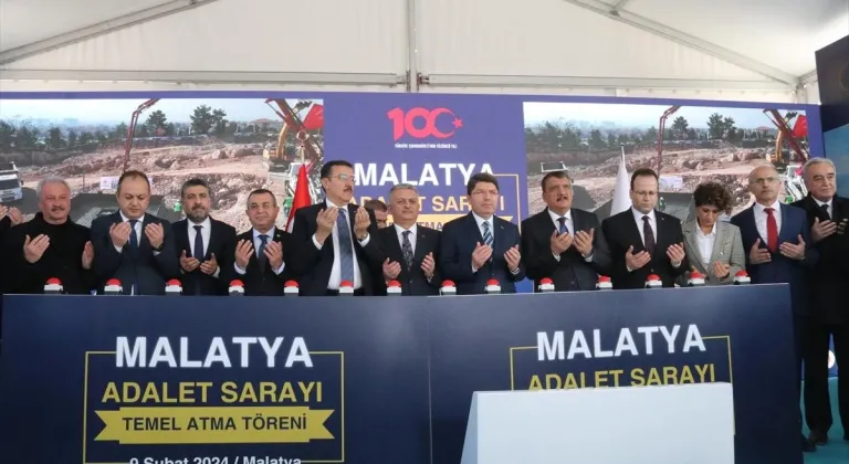 Adalet Bakanı Tunç, Malatya Adalet Sarayı Temel Atma Töreni'nde konuştu: