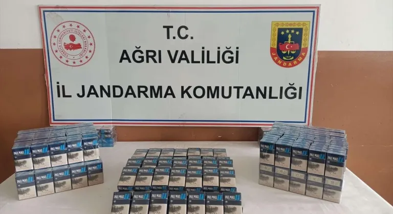 Ağrı'da gümrük kaçağı sigaralarla yakalanan 3 şüpheli gözaltına alındı