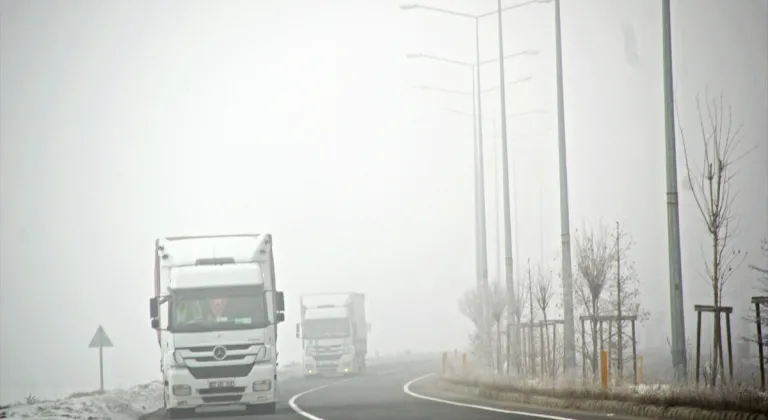 Ağrı'da soğuk hava etkili oldu