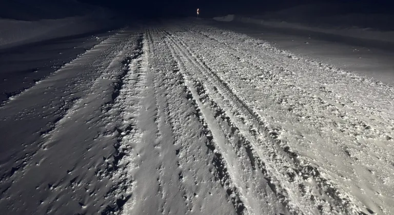 Ardahan ve Ağrı'da olumsuz hava koşulları ulaşımı aksattı