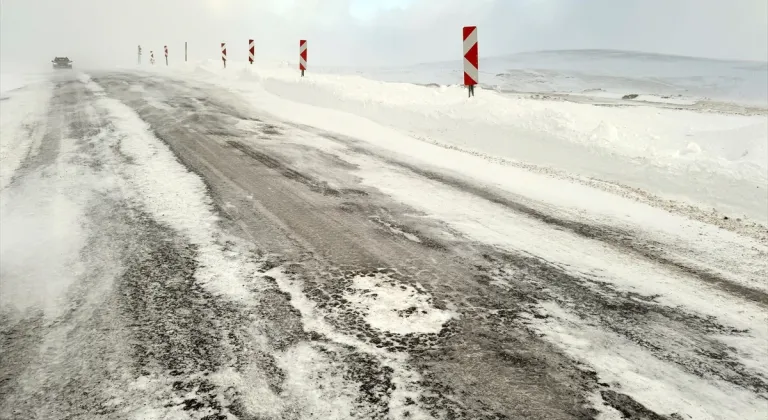 Ardahan'da kar ve tipi ulaşımı aksatıyor