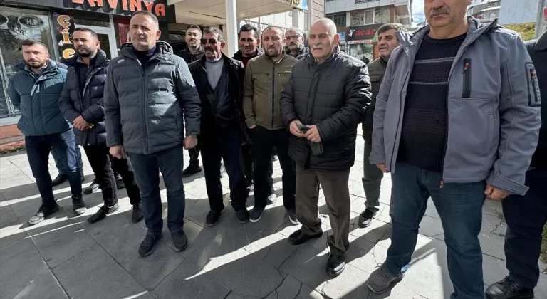 Ardahan'da vatandaşlar imar uygulamasını protesto etti