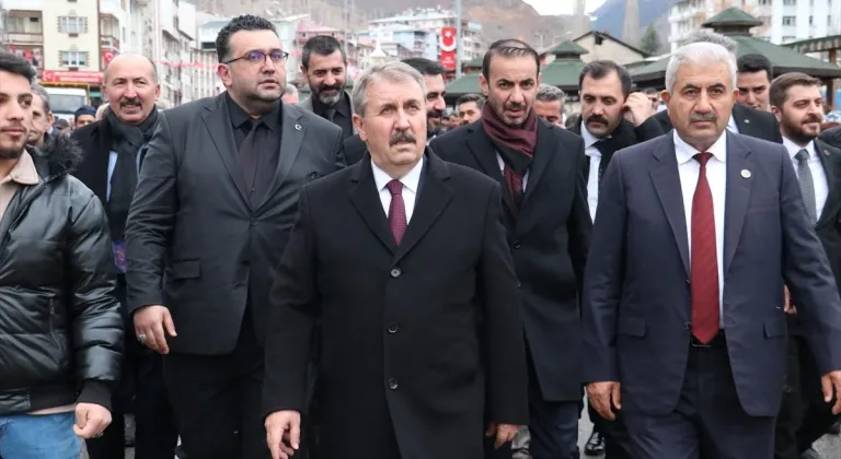 BBP Genel Başkanı Destici, Erzurum'da konuştu