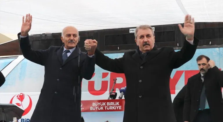 BBP Genel Başkanı Destici, Erzurum'da konuştu