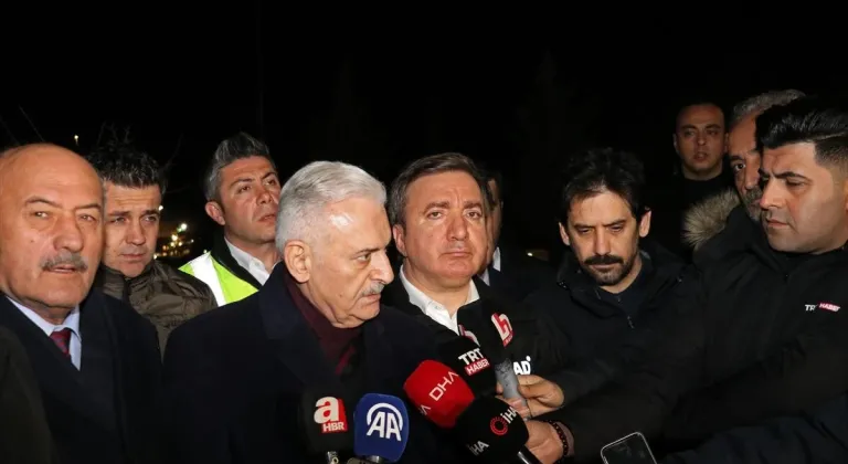 Binali Yıldırım'dan, Erzincan'da maden ocağındaki toprak kaymasına ilişkin açıklama