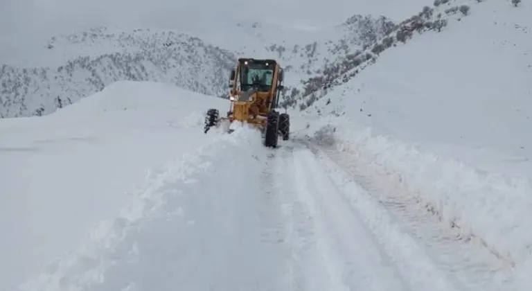 Kars-Erzurum kara yolunda kar yağışı nedeniyle ulaşımda aksamalar yaşanıyor