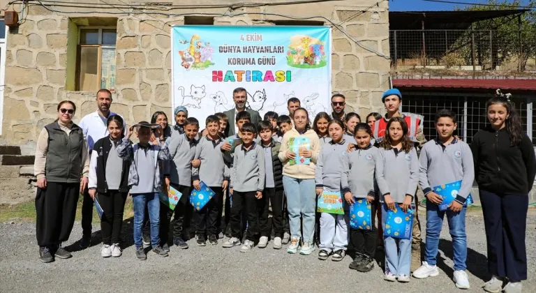 Bitlis'te 4 Ekim Hayvanları Koruma Günü etkinliği