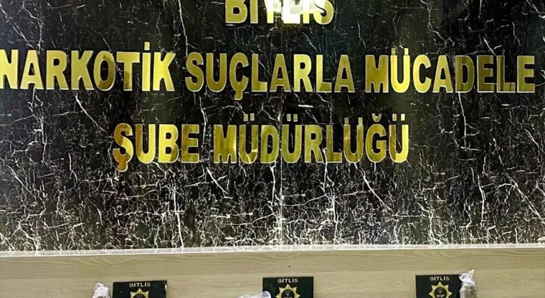 Bitlis'te uyuşturucu operasyonunda 8 şüpheli tutuklandı