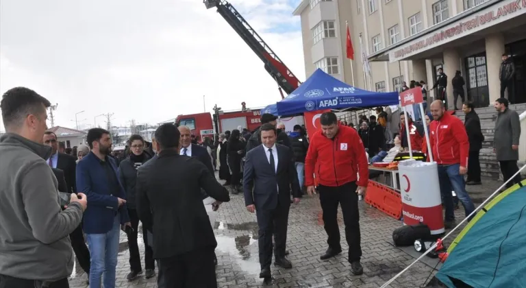 Bulanık'ta "1-7 Mart Deprem Haftası" etkinliği düzenlendi