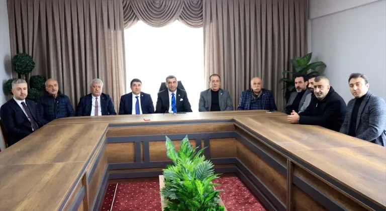 CHP heyeti, Elazığ'da meslek odaları temsilcilerini ziyaret etti