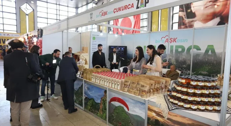 Çukurca tahini Ankara'daki kahvaltı fuarında tanıtıldı