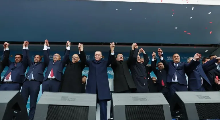 Cumhurbaşkanı Başkanı Erdoğan, Malatya mitinginde konuştu