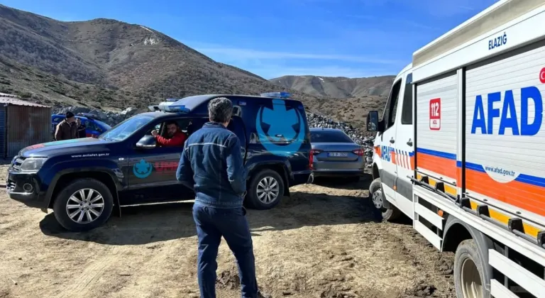 Elazığ Palu'da maden ocağında göçük meydana geldi