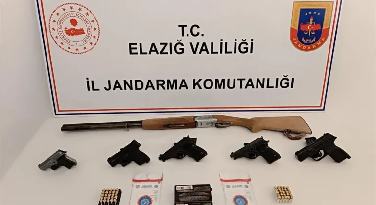 Elazığ'da ruhsatsız tabanca ve tüfek ele geçirildi, bir şüpheli yakalandı