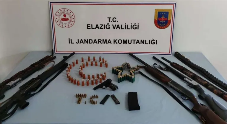 Elazığ'da silah kaçakçılığı operasyonunda 6 zanlı yakalandı