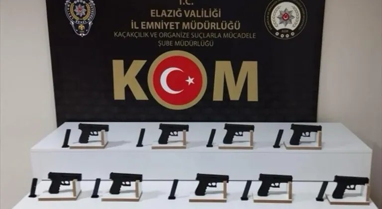 Elazığ'da silah kaçakçılığı yaptığı öne sürülen zanlı tutuklandı