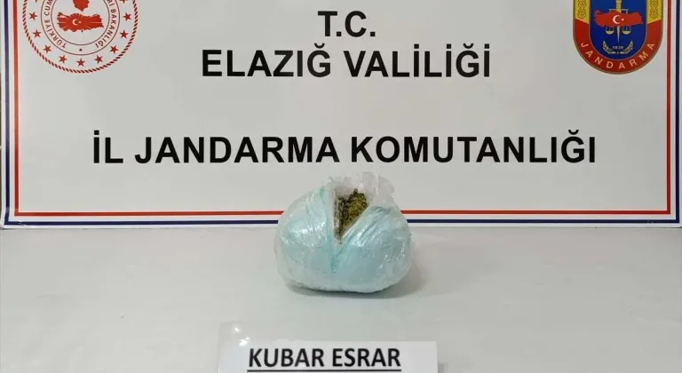 Elazığ'da uyuşturucu operasyonunda 1 şüpheli yakalandı