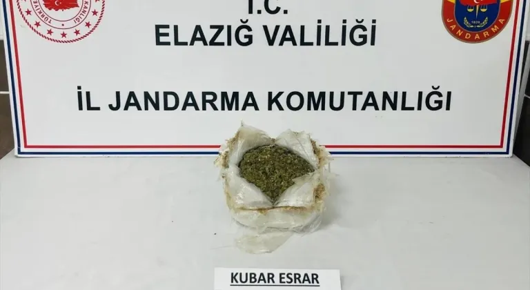 Elazığ'da uyuşturucu operasyonunda 1 şüpheli yakalandı