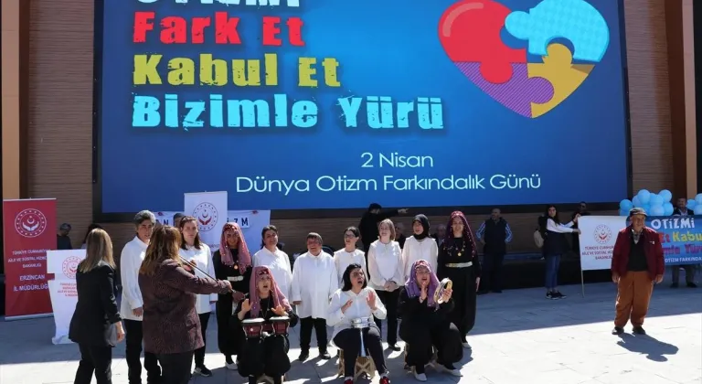 Erzincan'da "Dünya Otizm Farkındalık Günü" etkinlikleri yapıldı