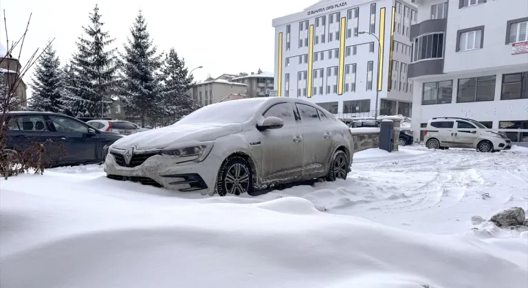 Erzurum, Ardahan ile Kars'ta kar ve soğuk hava etkili oluyor