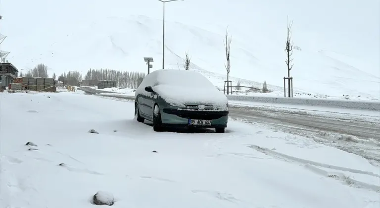 Erzurum, Kars, Ardahan ve Tunceli'de kar yağışı etkili oldu