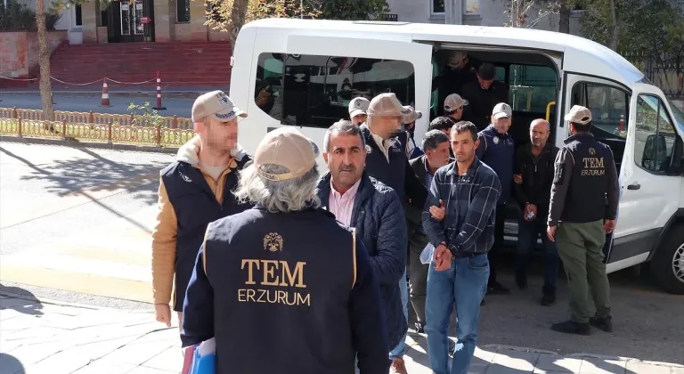 Erzurum merkezli operasyonda "6-8 Ekim olayları"na karıştığı iddiasıyla 25 şüpheli yakalandı