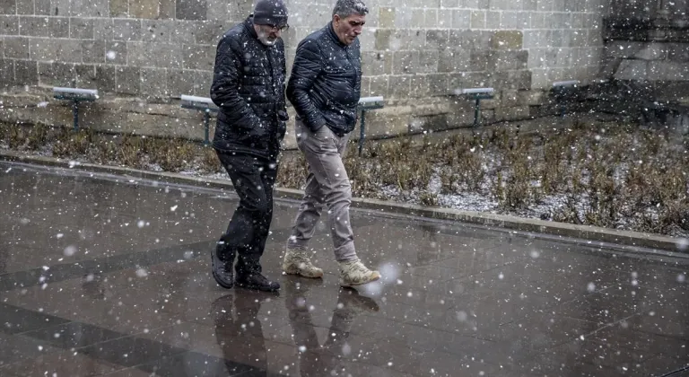 Erzurum ve Ardahan'da kar etkili oldu