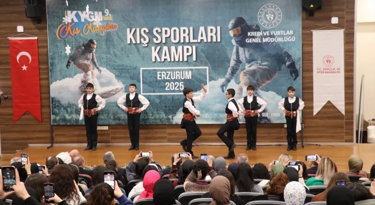 Erzurum'da düzenlenen "Kış Sporları Kampı" başladı