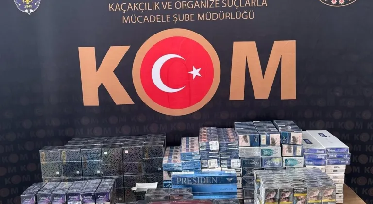 Erzurum'da kaçak sigara operasyonunda 1 zanlı tutuklandı