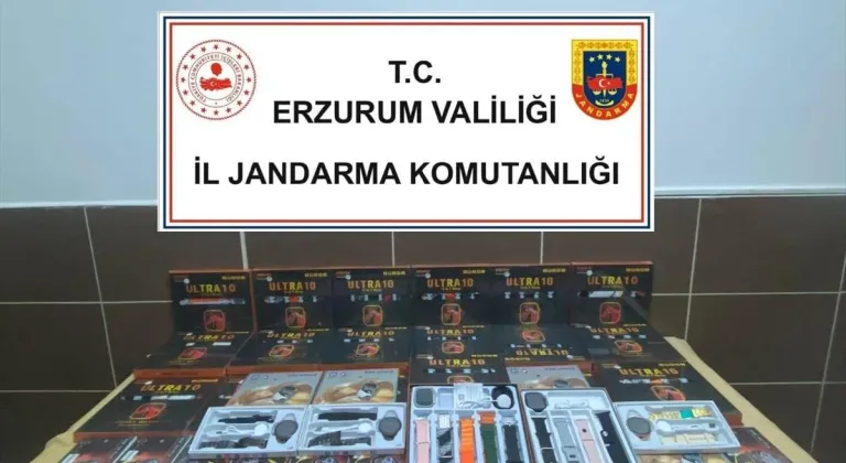 Erzurum'da kaçakçılık operasyonlarında 3 zanlı tutuklandı