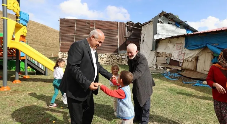 Erzurum'da otizmli çocuğun park hayali gerçeğe dönüştürüldü