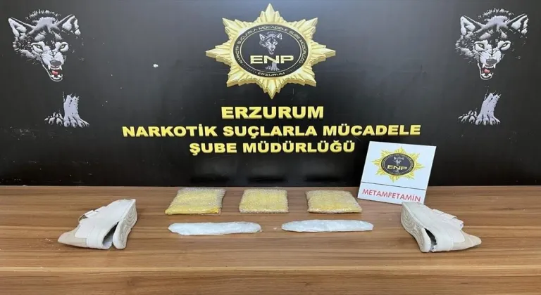 Erzurum'da uyuşturucu operasyonunda 4 şüpheli yakalandı