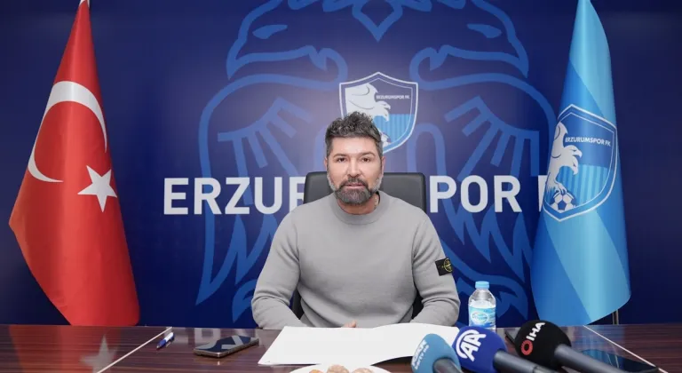 Erzurumspor FK Teknik Direktörü Kutlu, ligin ilk yarısını değerlendirdi