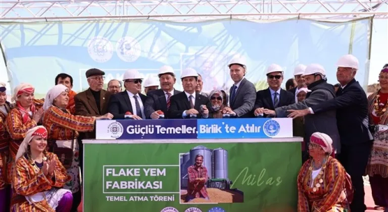 Flake Yem Üretim Tesisi’nin temeli atıldı