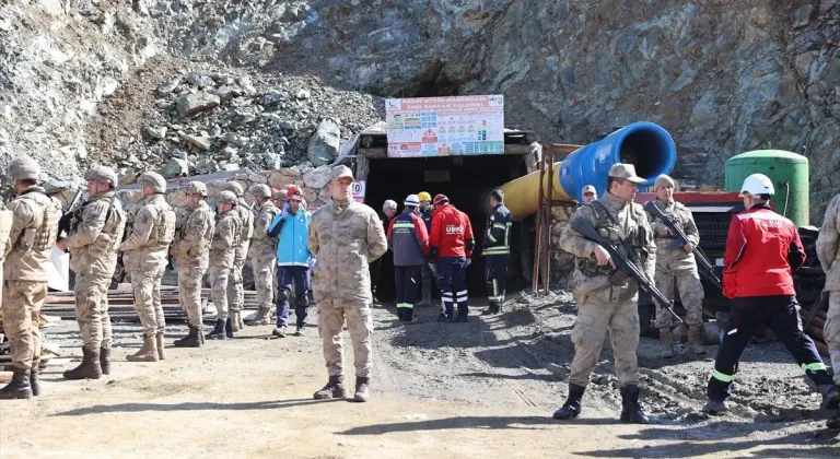 Elazığ Palu'da maden ocağındaki göçük te son durum