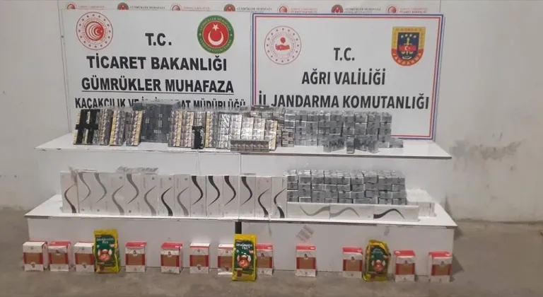 Gürbulak Gümrük Kapısı'nda 9 bin 810 paket gümrük kaçağı sigara yakalandı