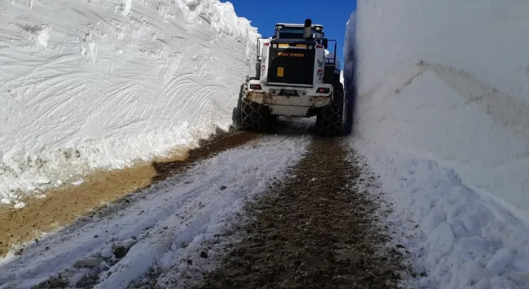 Hakkari'de kar nedeniyle kapanan üs bölgelerinin yolu açıldı