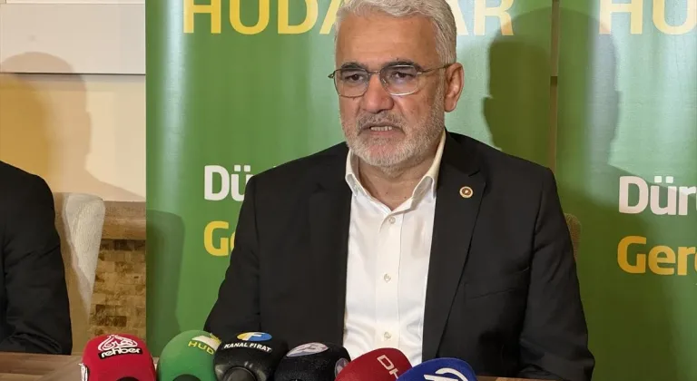 HÜDA PAR Genel Başkanı Yapıcıoğlu, Elazığ'da iftar programında konuştu