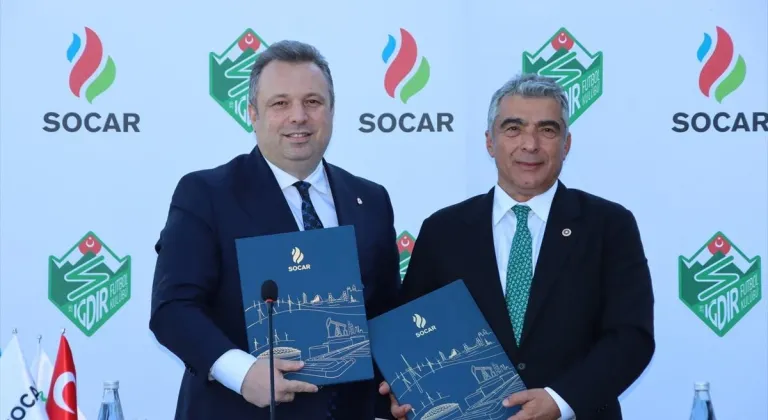 Iğdır FK ile SOCAR arasında forma göğüs sponsorluğu anlaşması imzalandı