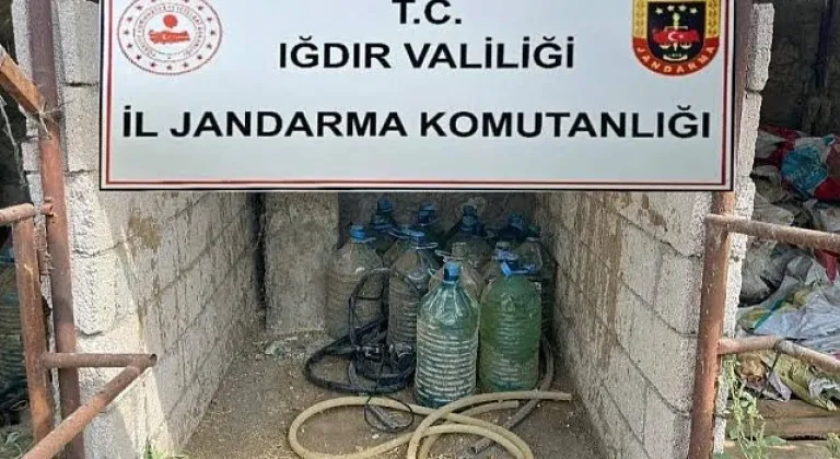 Iğdır'da 2 bin litre kaçak akaryakıt ele geçirildi