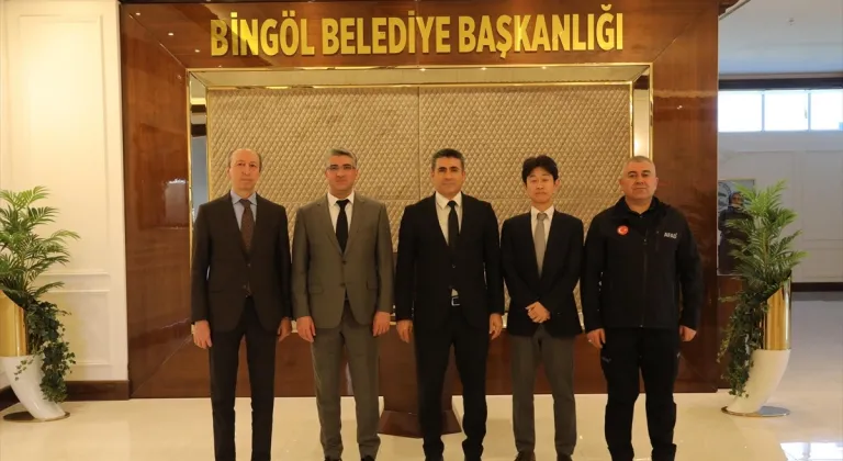 JICA Türkiye Ofisi Baş Temsilcisi Daisuke, Bingöl'de ziyaretlerde bulundu