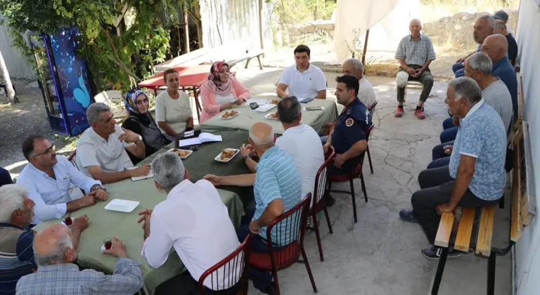 Keban Kaymakamı Atalık, Denizli ve Dürümlü köylerini ziyaret etti