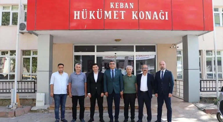 Keban Kaymakamı Atalık'ı Elazığ Türk Ocakları Başkanı Haykır ziyaret etti