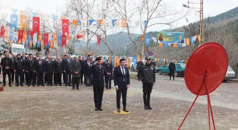 Keban'da 18 Mart Çanakkale Deniz Zaferi'nin 109. yıl dönümü dolayısıyla tören yapıldı