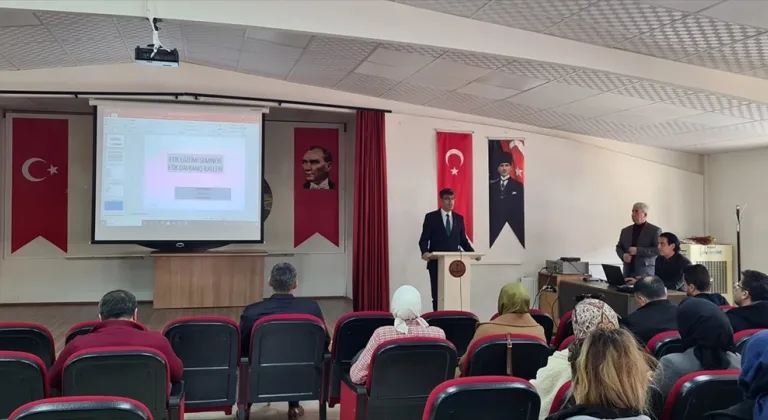 Keban'da "Etik Eğitimi Semineri" verildi