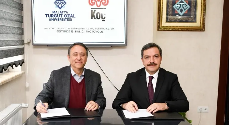 Koç Holding ile Malatya Turgut Özal Üniversitesi arasında "eğitimde iş birliği" protokolü