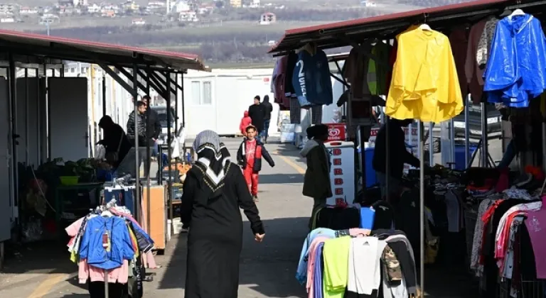 Konteyner kentte yaşayan kadınlardan Gazze için "Ahde Vefa" kermesi