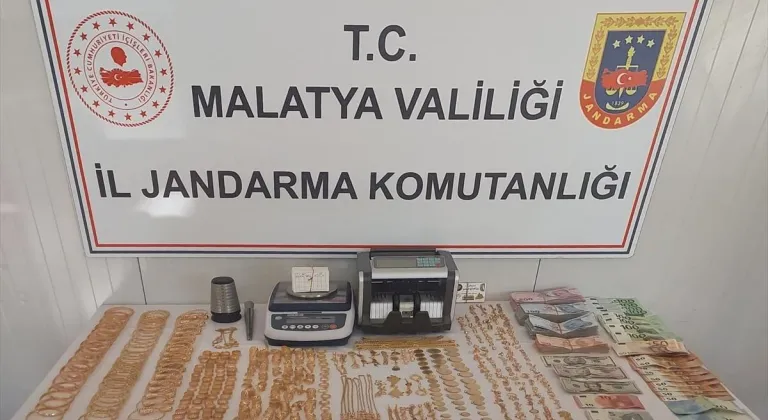 Malatya'da 2 kilo 897 gram kaçak altın ele geçirildi