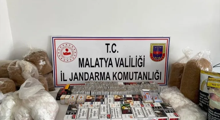 Malatya'da kaçakçılık ve uyuşturucu operasyonlarında 6 zanlı tutuklandı