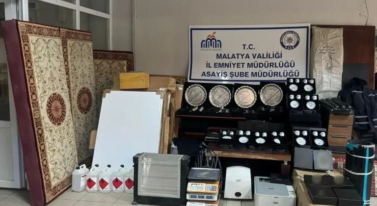 Malatya'da kamu kurumundan hırsızlık yapan şüpheli tutuklandı